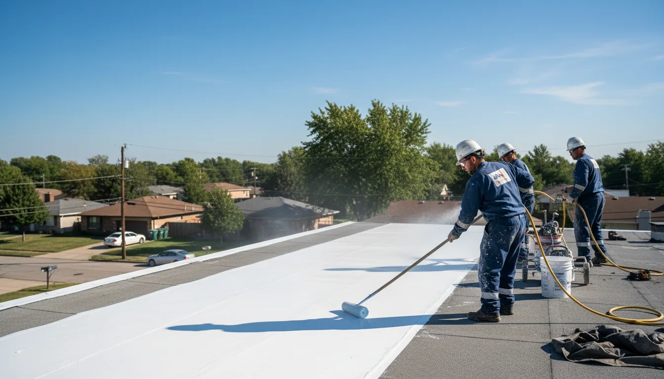 Commercial roof coating in Cascilla, MS near me